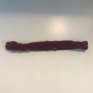 Maroon Braided Athleta Headband